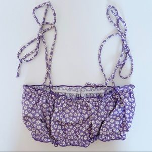 Reformation Goldie Bikini Top